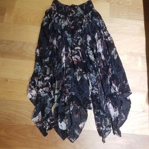Free people handkerchief skirt
